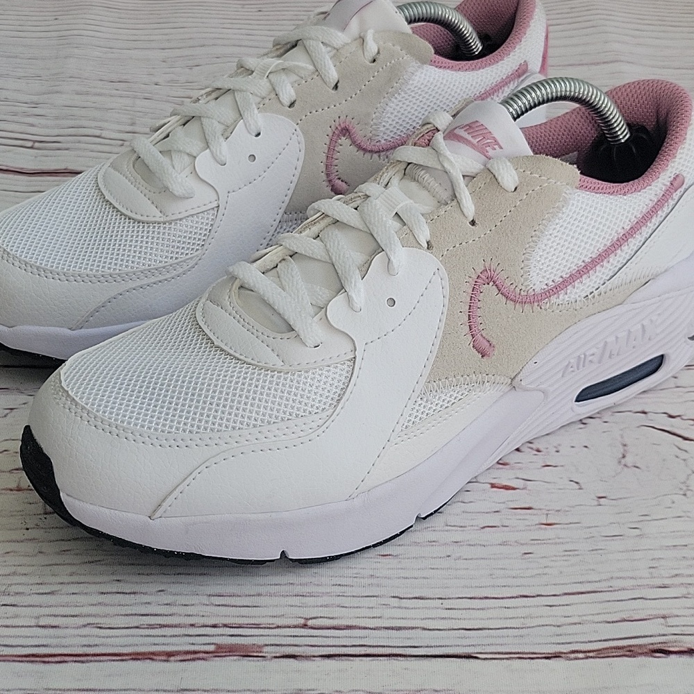 NIKE AIR MAX EXCEE GS White Elemental Pink Women's Size 8 - Picture 4 of 12